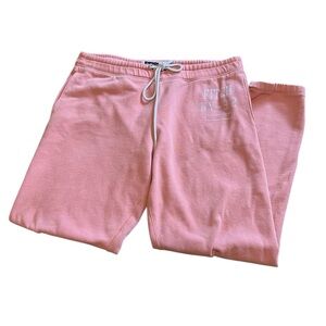 Abercrombie & Fitch Y2K coral logo jogger sweatpants